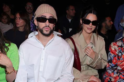 Kendall Jenner Has a Front Row Moment With Bad Bunny at 